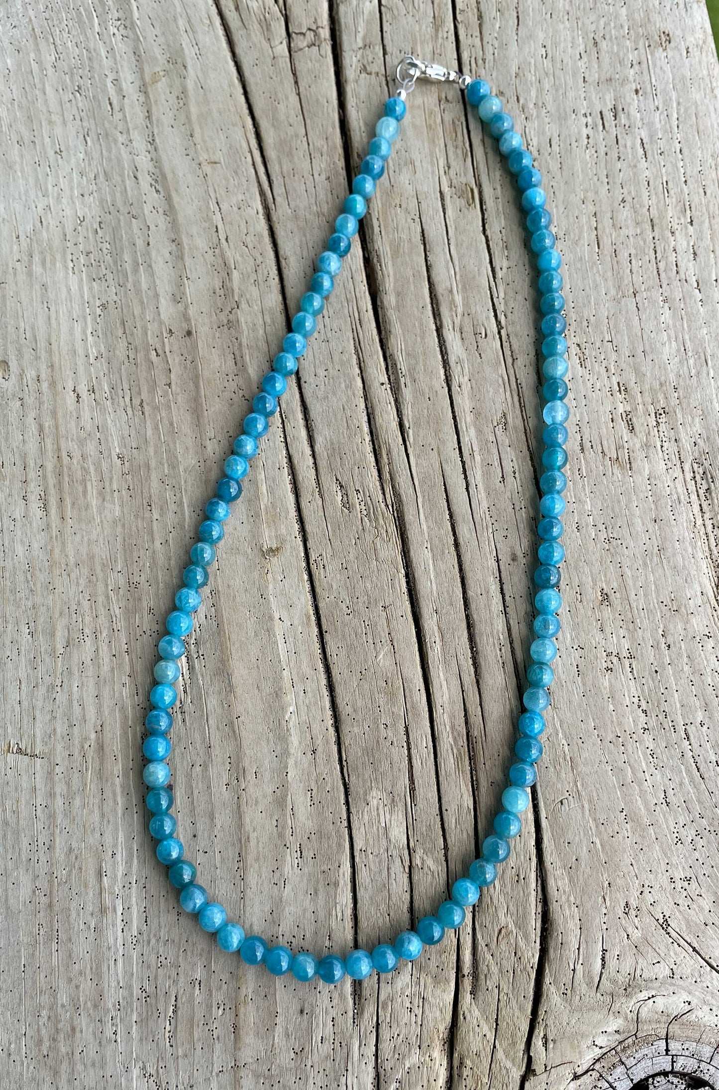 Apatite Bead Necklace Strand
