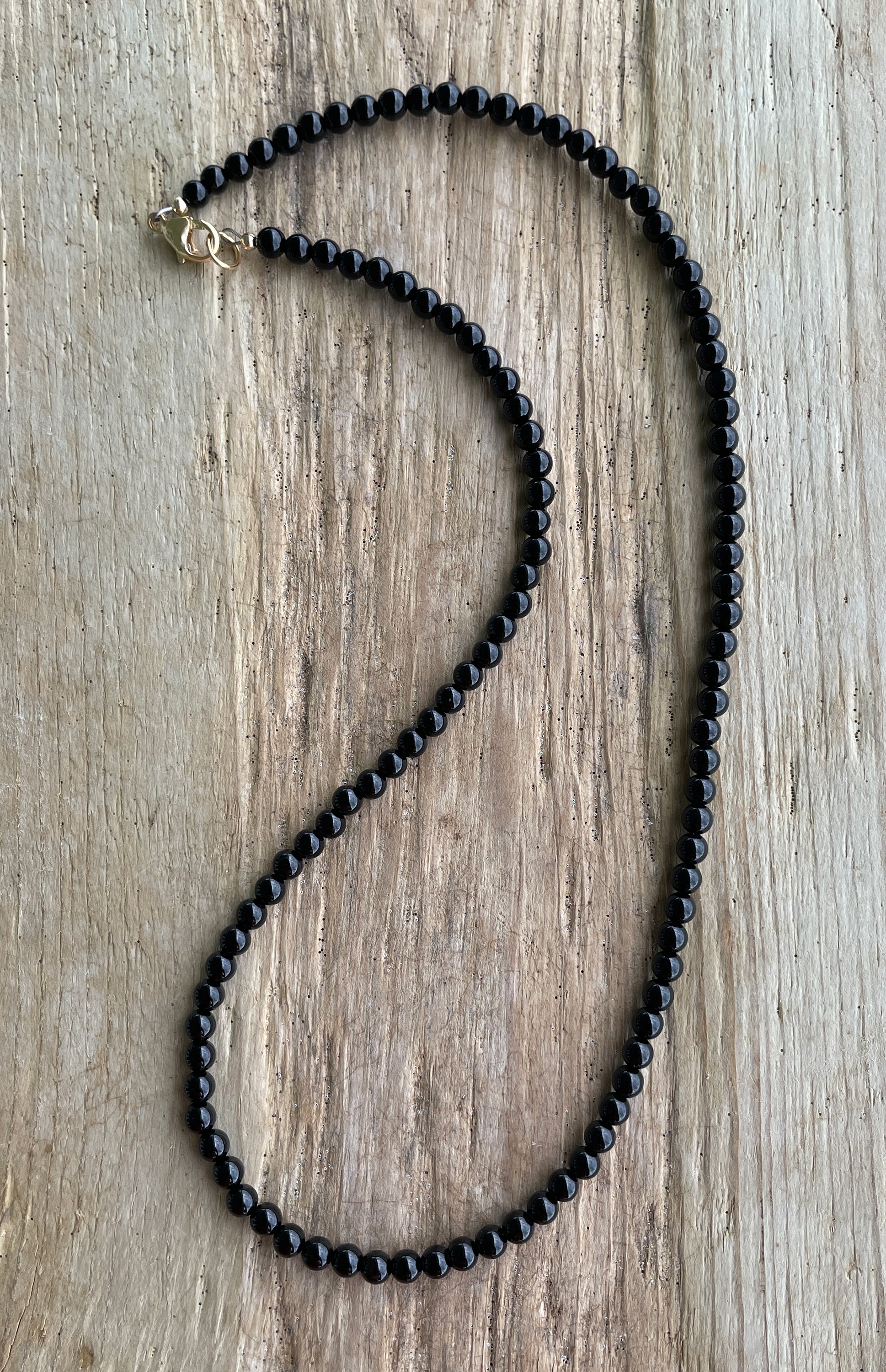 Black Onyx Necklace, 4mm – Kathy Bankston