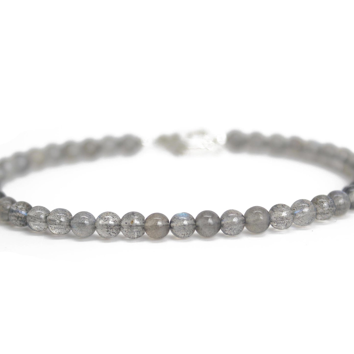 4mm Labradorite Bead Bracelet