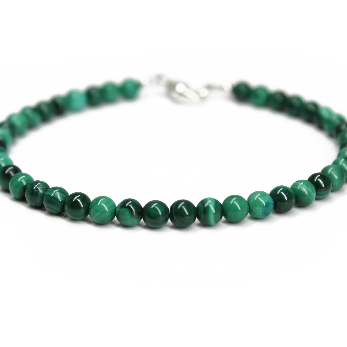 Malachite Bracelet with Clasp