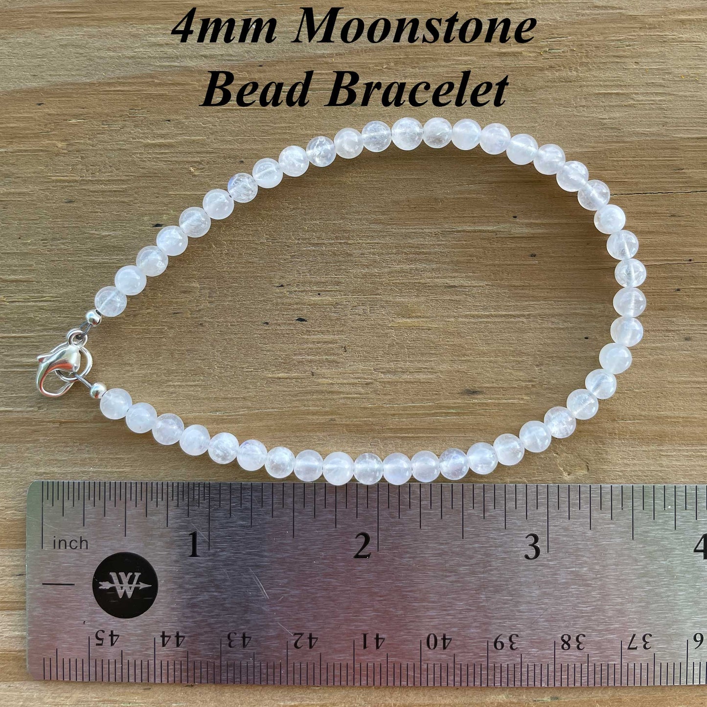 4mm Moonstone Bracelet