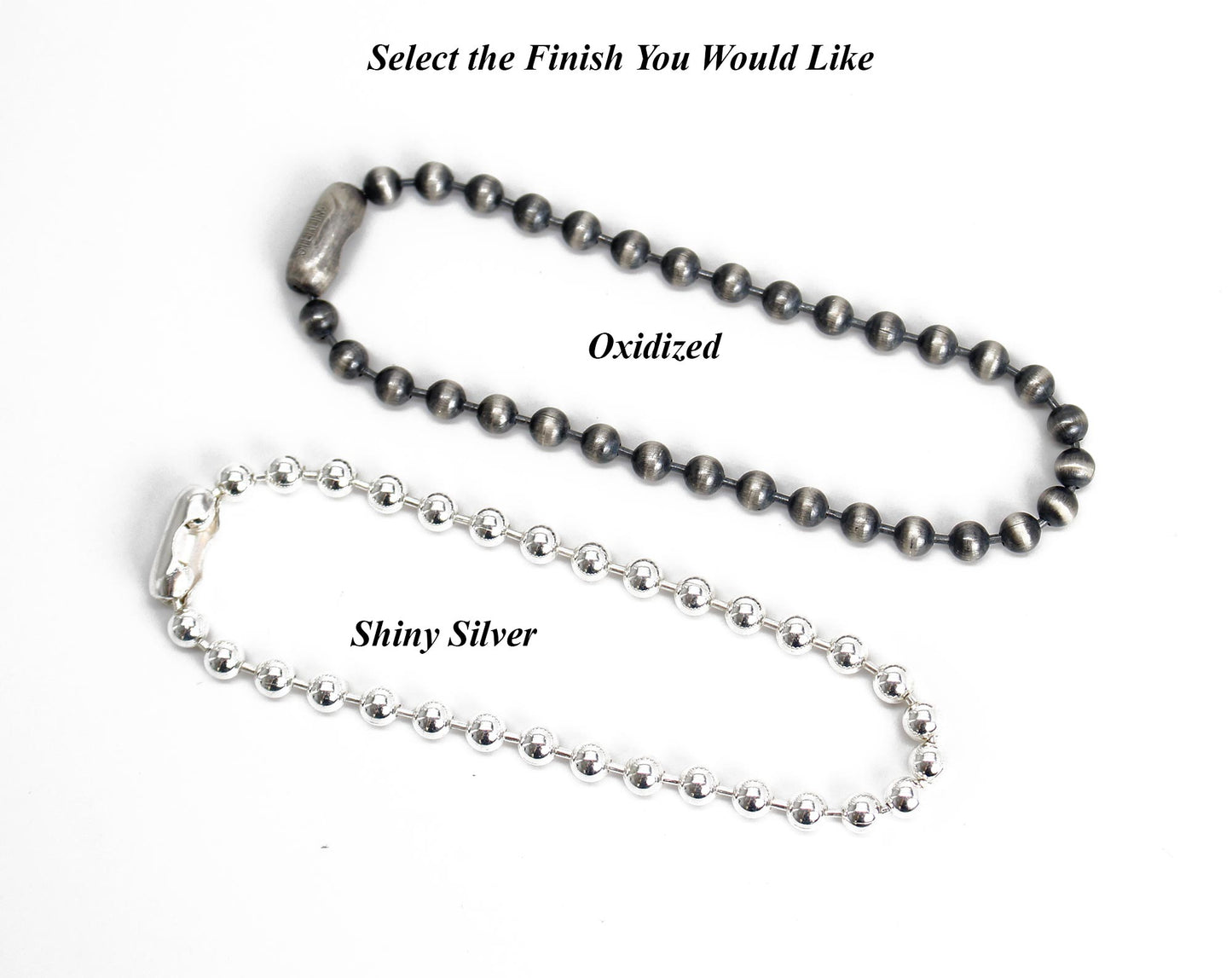 4mm Sterling Silver Ball Chain