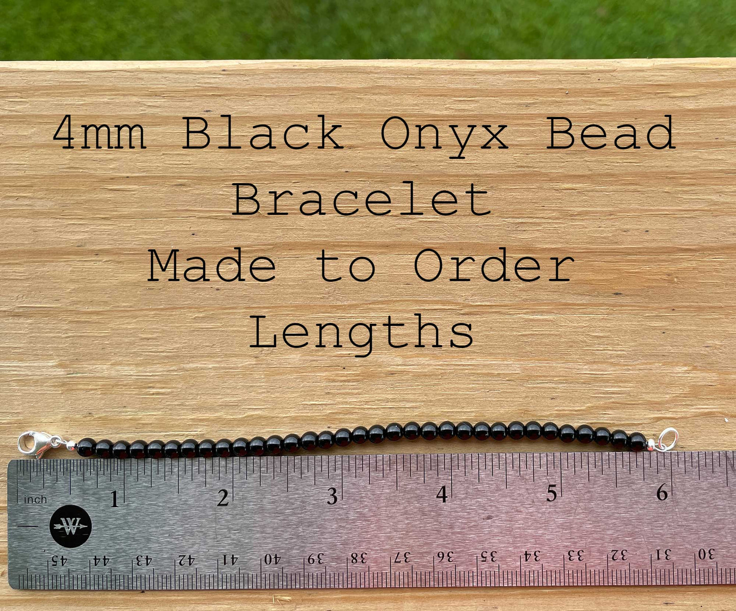 4mm Black Onyx Bracelet