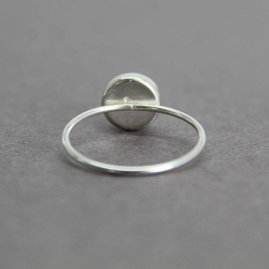 Vesuvianite Ring in Sterling Silver, Size 7 US