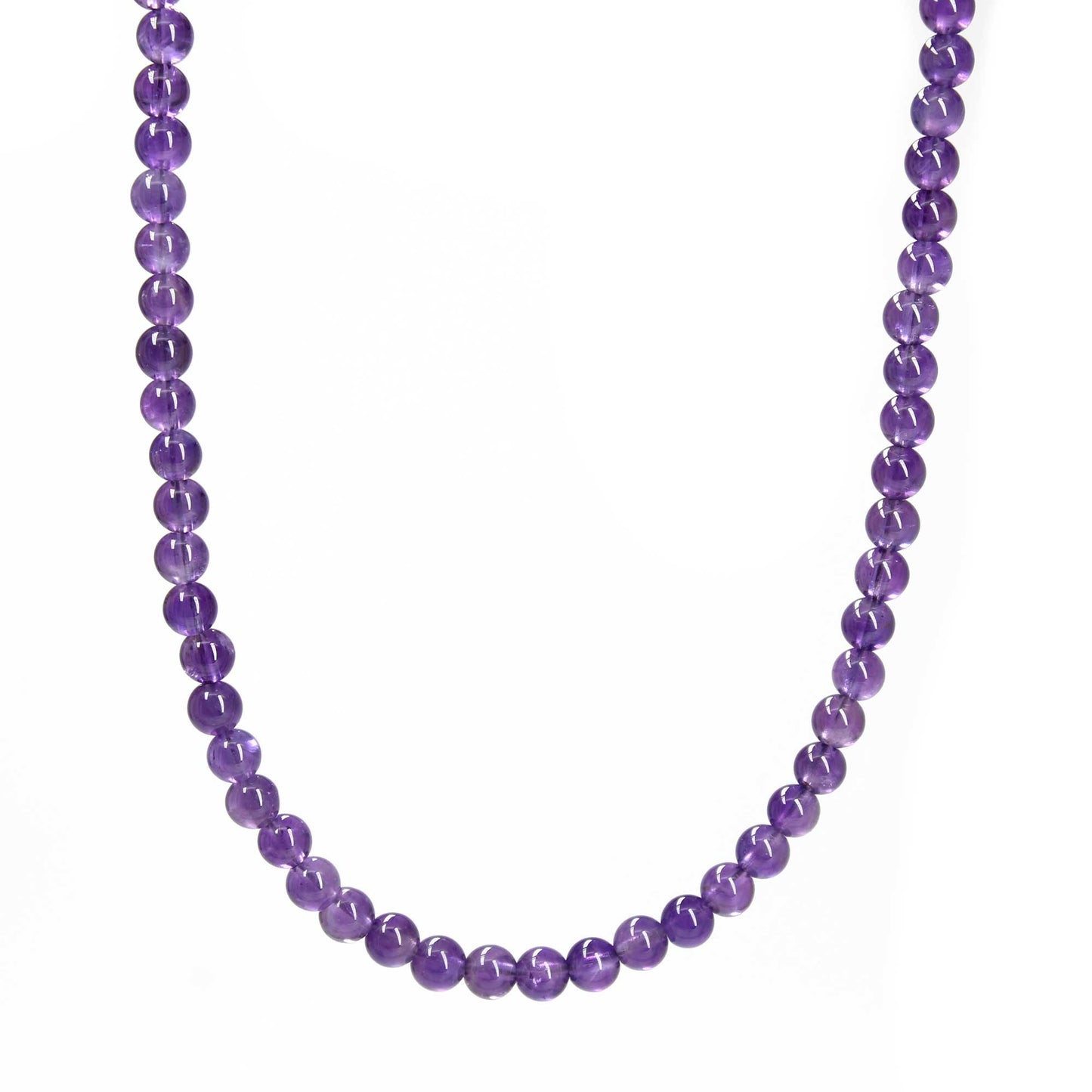 Amethyst Bead Necklace Strand