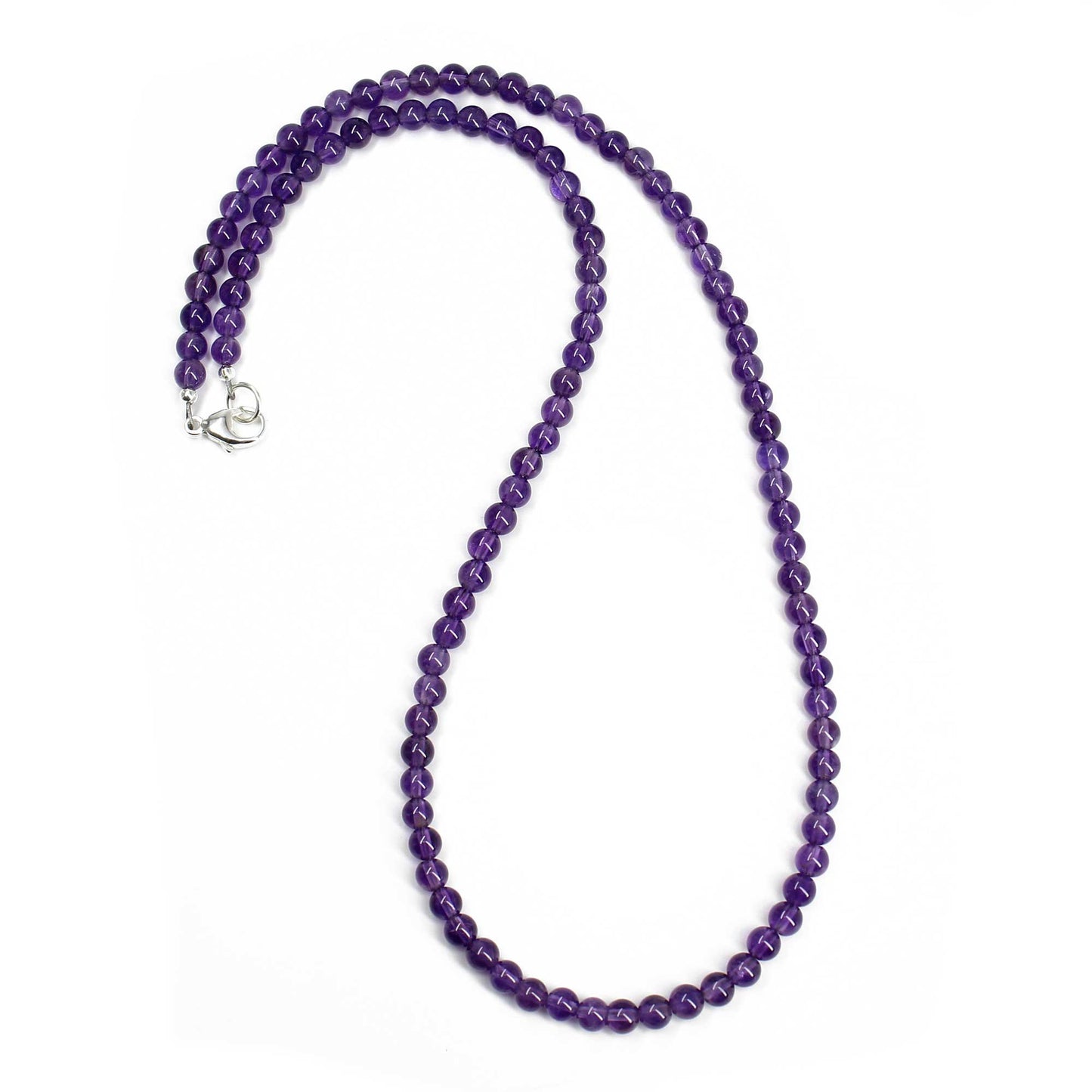 Amethyst Bead Necklace Strand