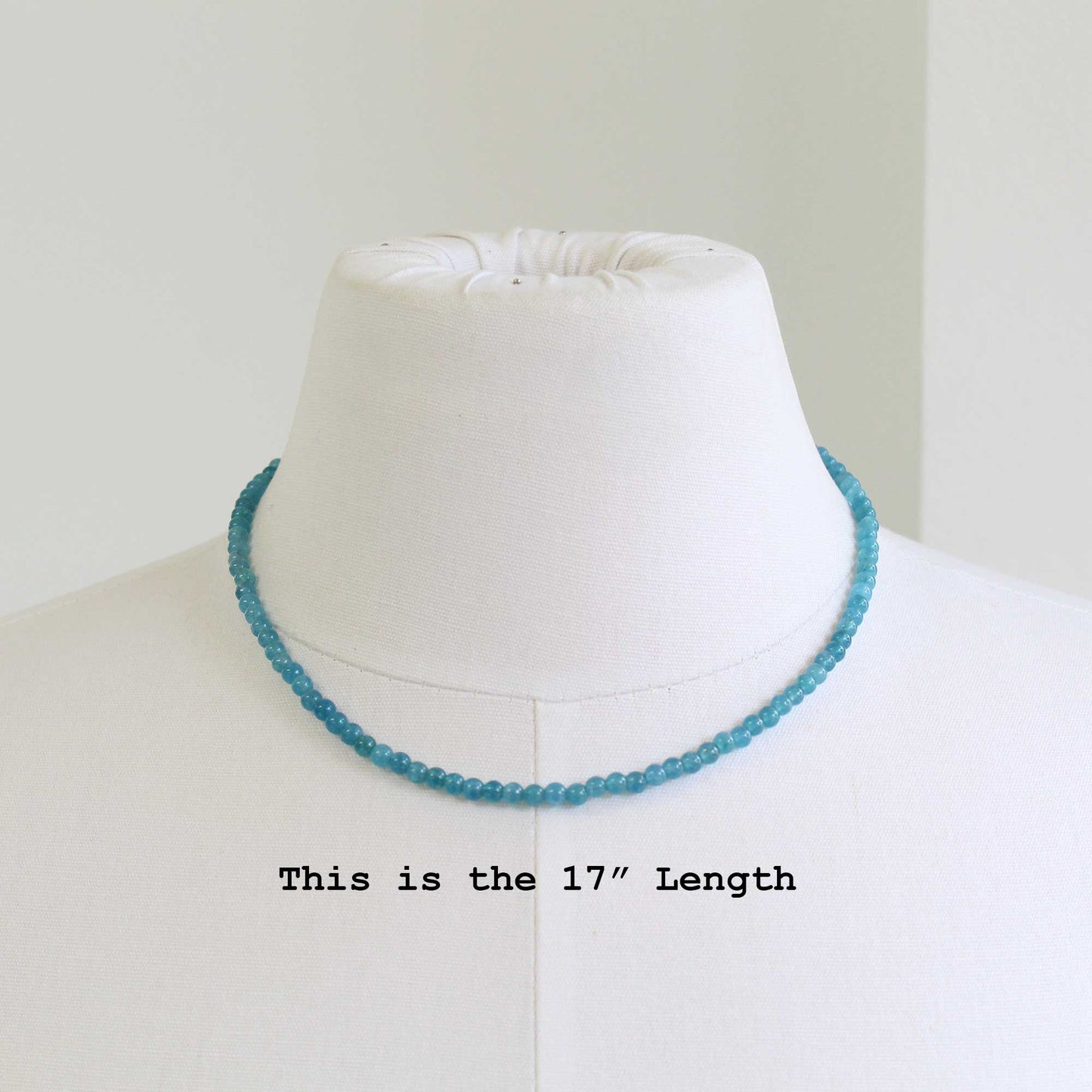 Blue Quartz Necklace 17