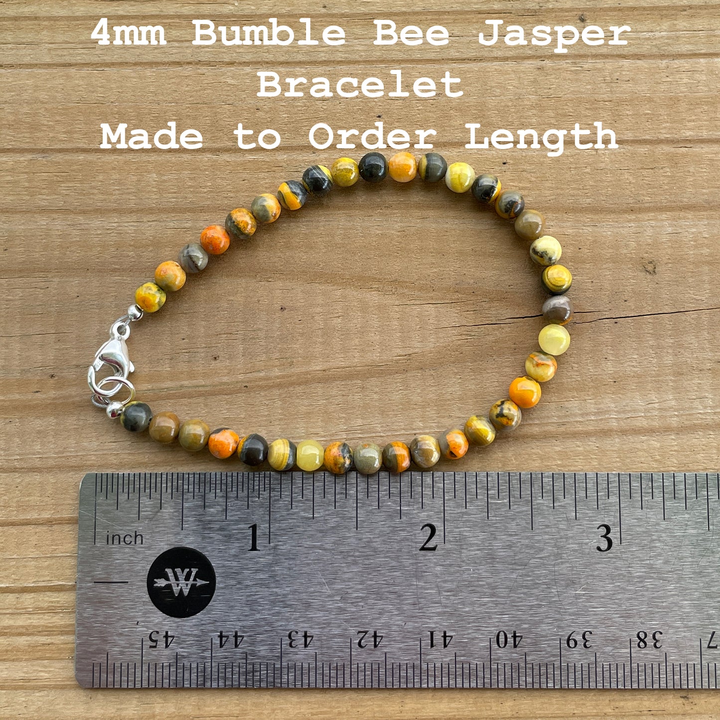 Bumble Bee Jasper Bracelet