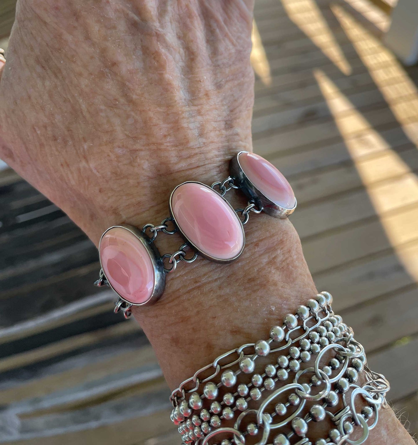 Queen Conch Shell Bracelet in Sterling Silver