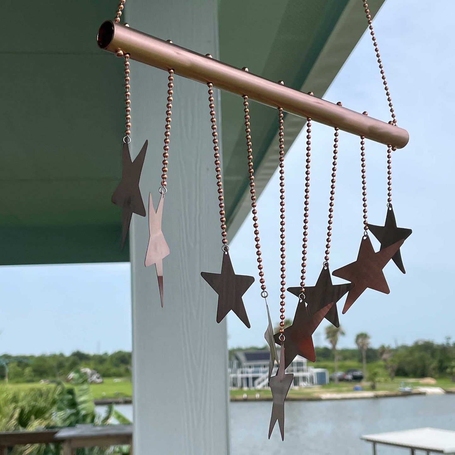Copper Star Wind Chime