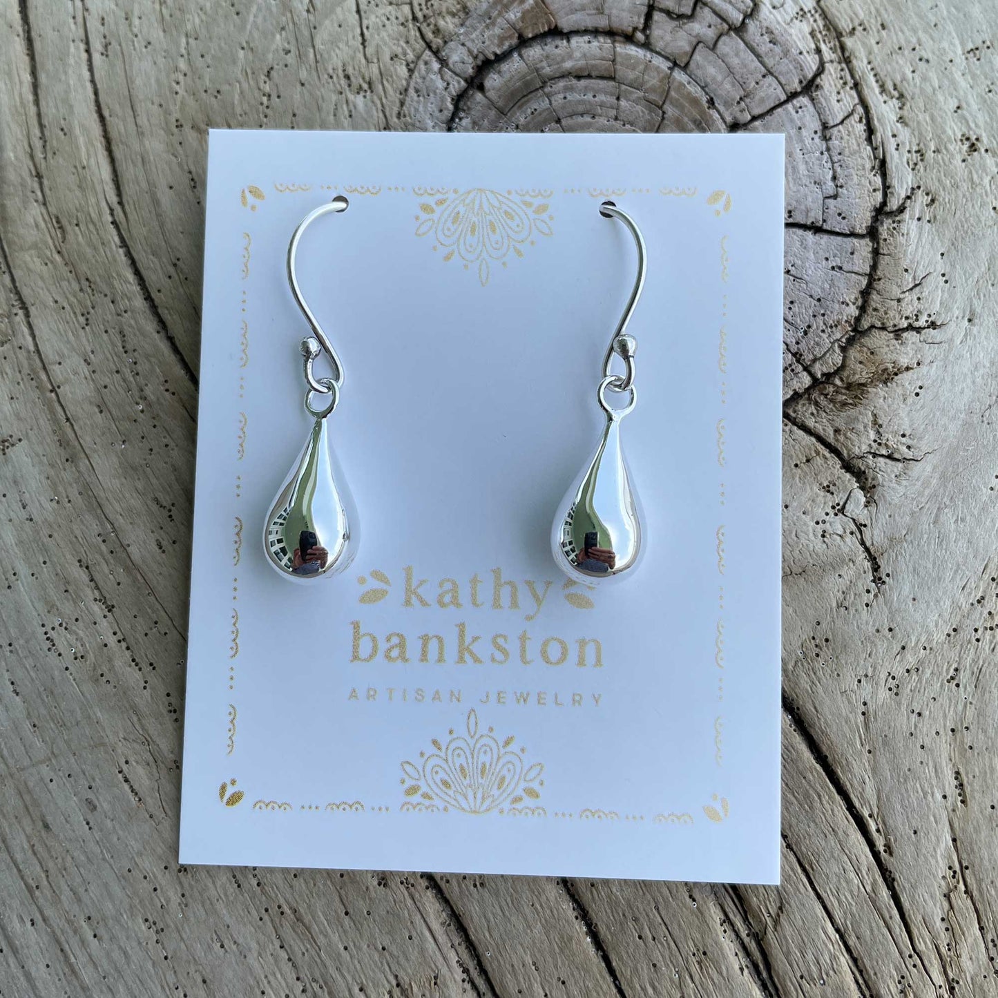 Sterling Silver Teardrop Earrings