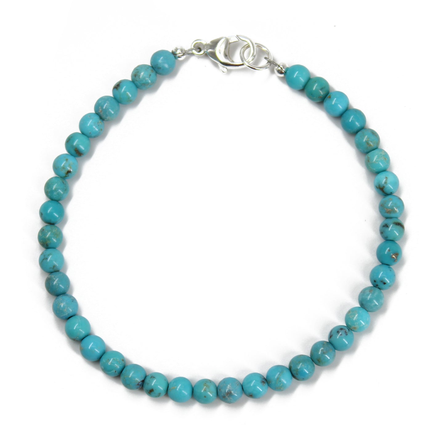 Light Blue Turquoise Bead Bracelet