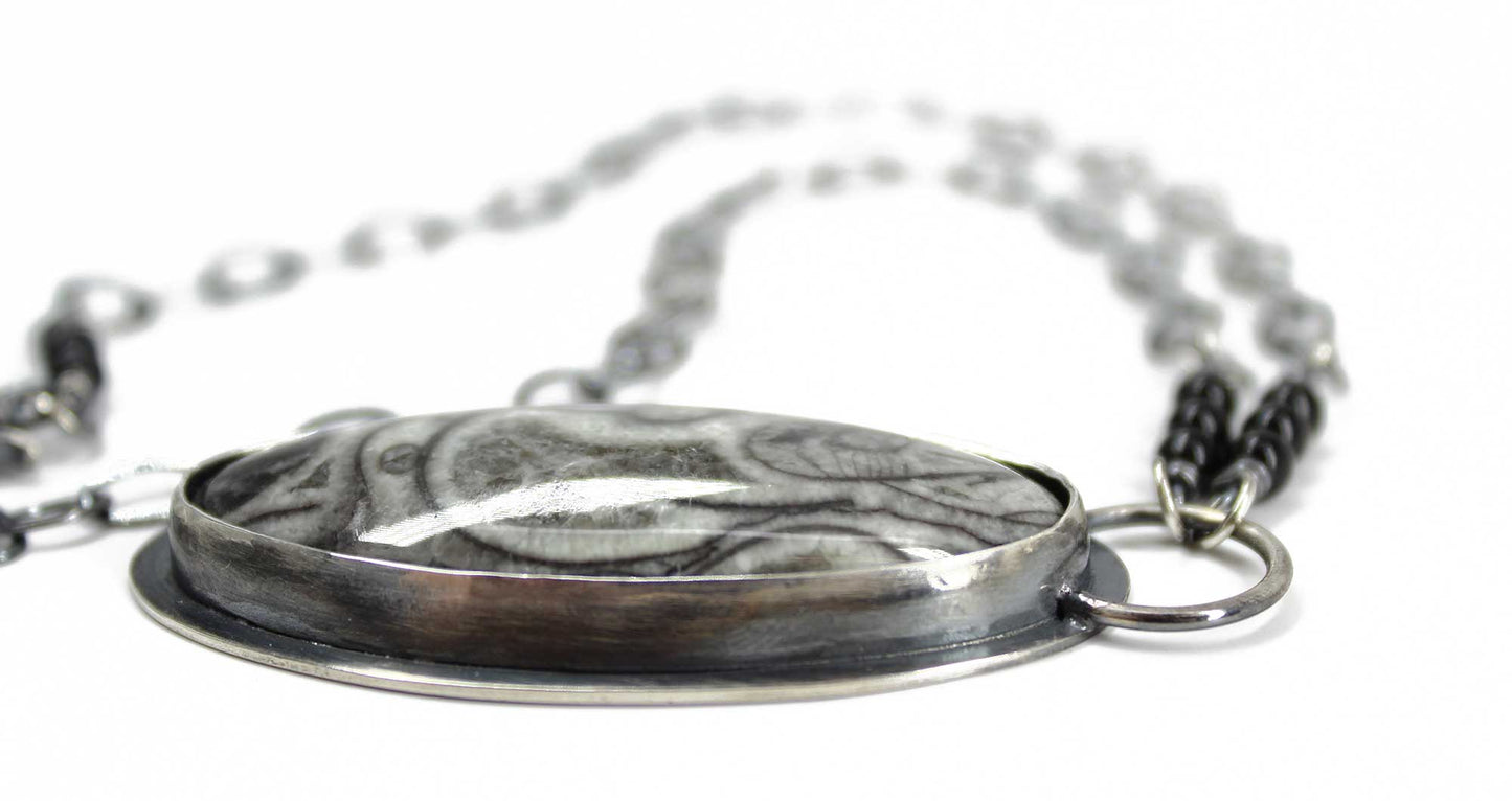 Picasso Ammonite Necklace