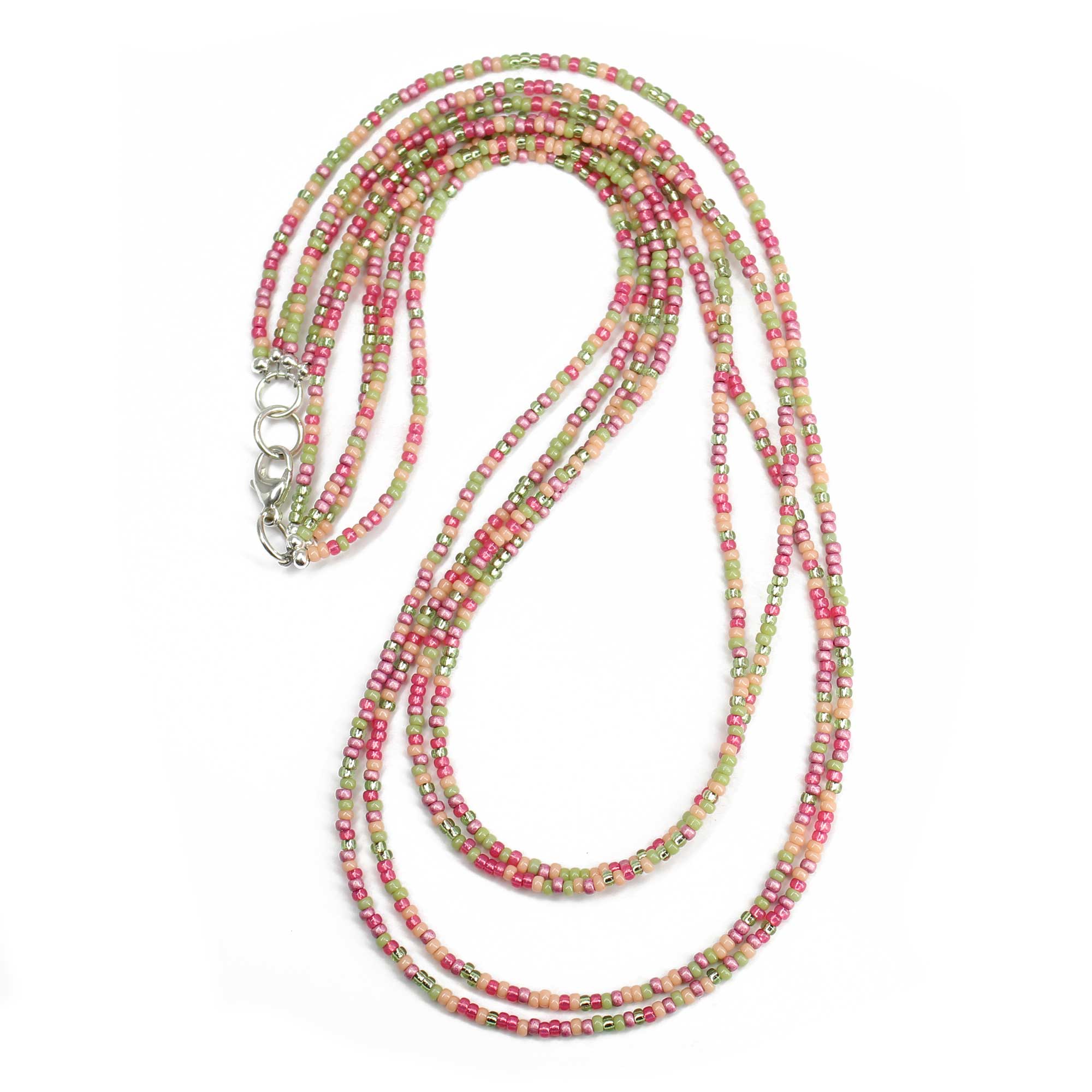 Vintage Pink offers Multi Strand Beaded Necklace