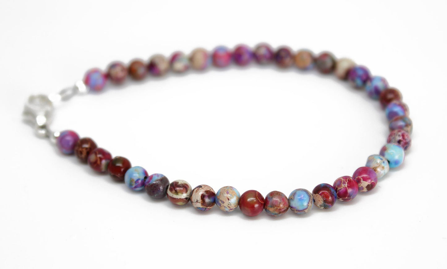 Rainbow Sea Sediment Jasper Bracelet