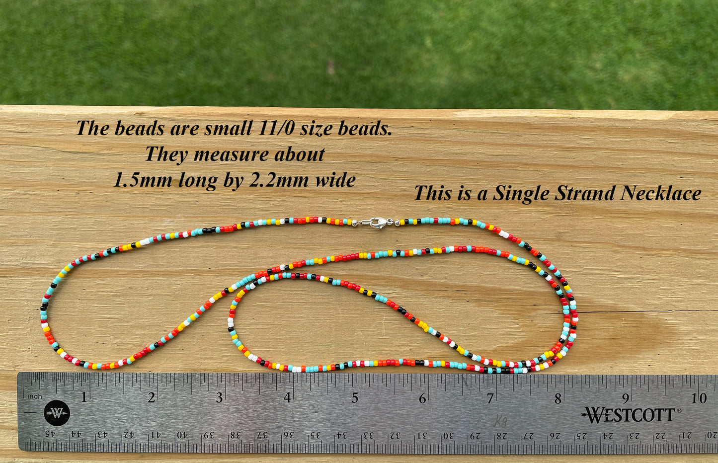 Southwestern Seed Bead Necklace