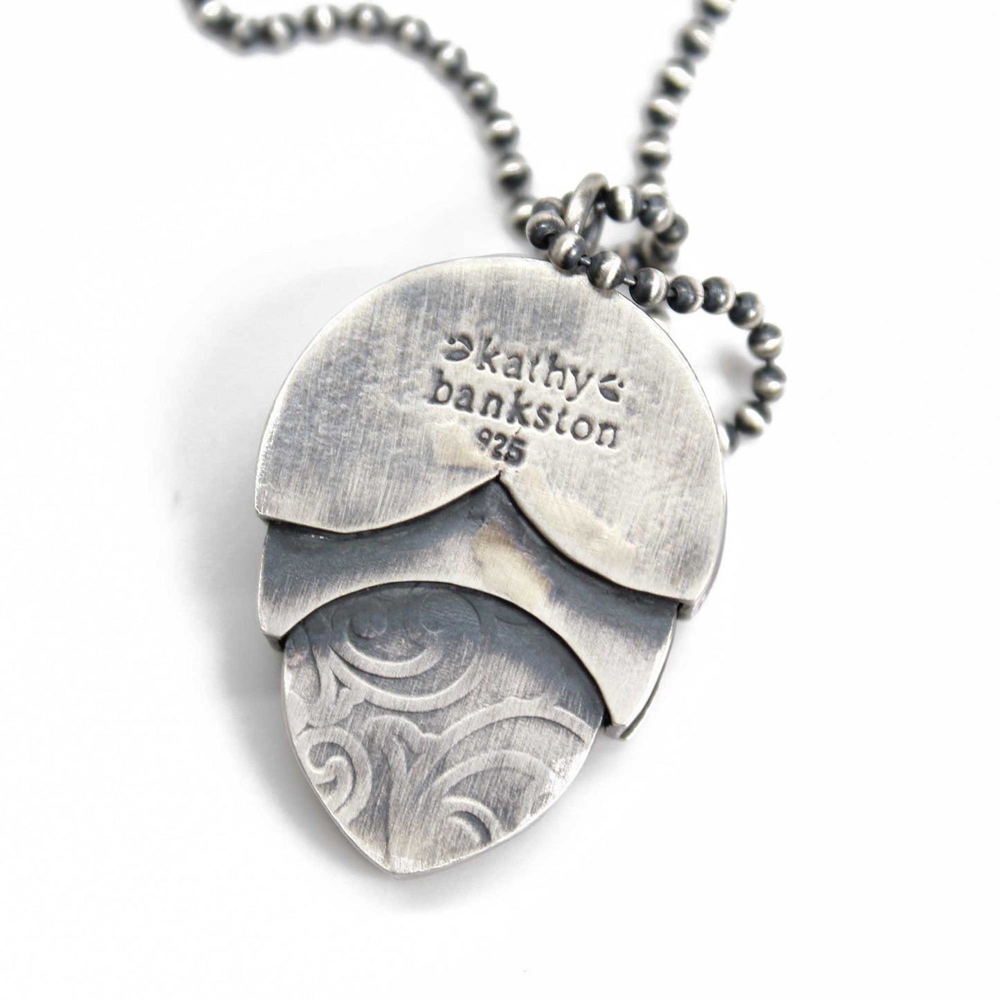 Handmade Sterling Silver Nested Pendant Necklace