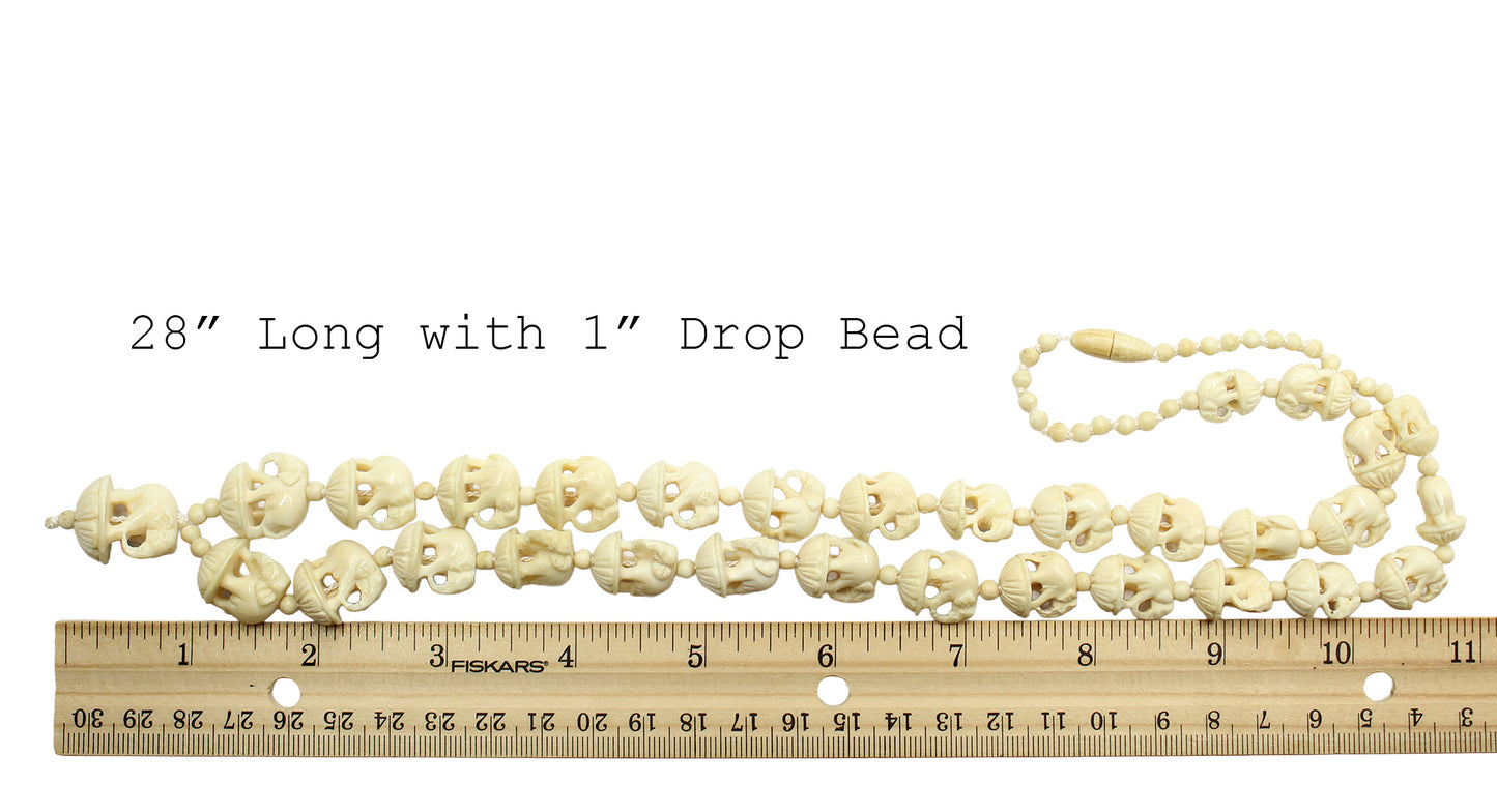 Vintage Carved Elephant Pendant Necklace