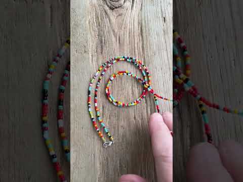 Southwestern Seed Bead Necklace