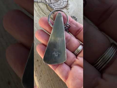 Handmade Sterling Silver Crazy Lace Agate Pendant Necklace