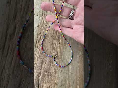 Hippy Love Beads a beautiful multi color bead necklace!
