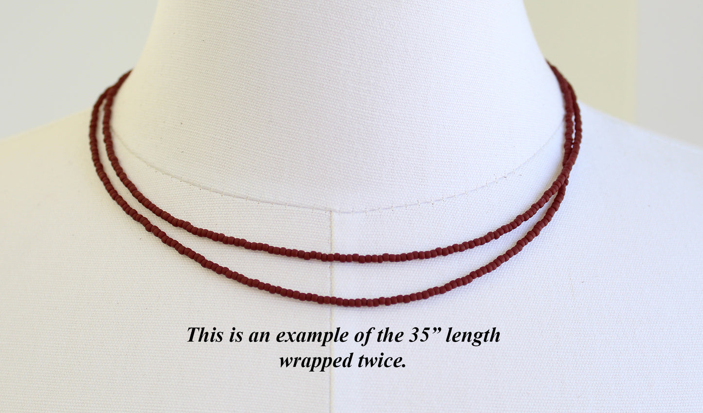 Brown Choker Necklace