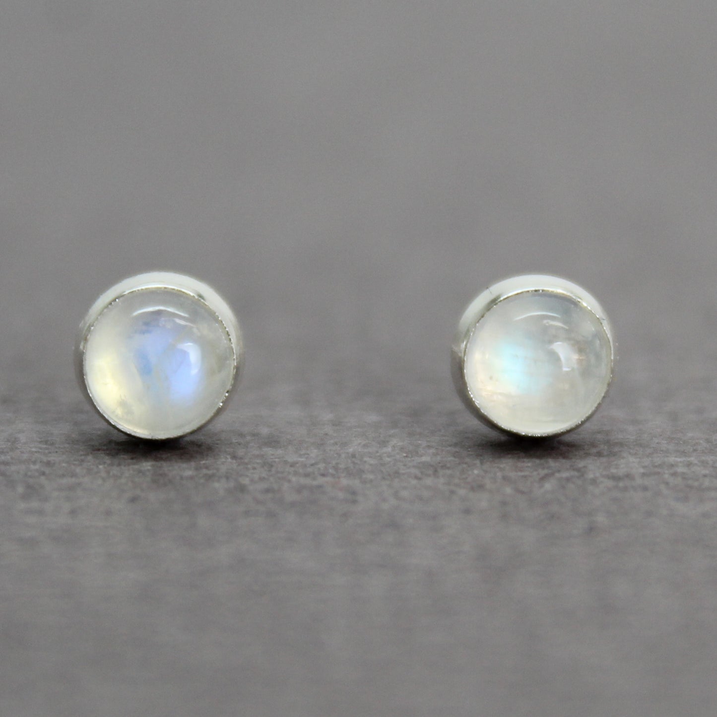 Moonstone Stud Earrings