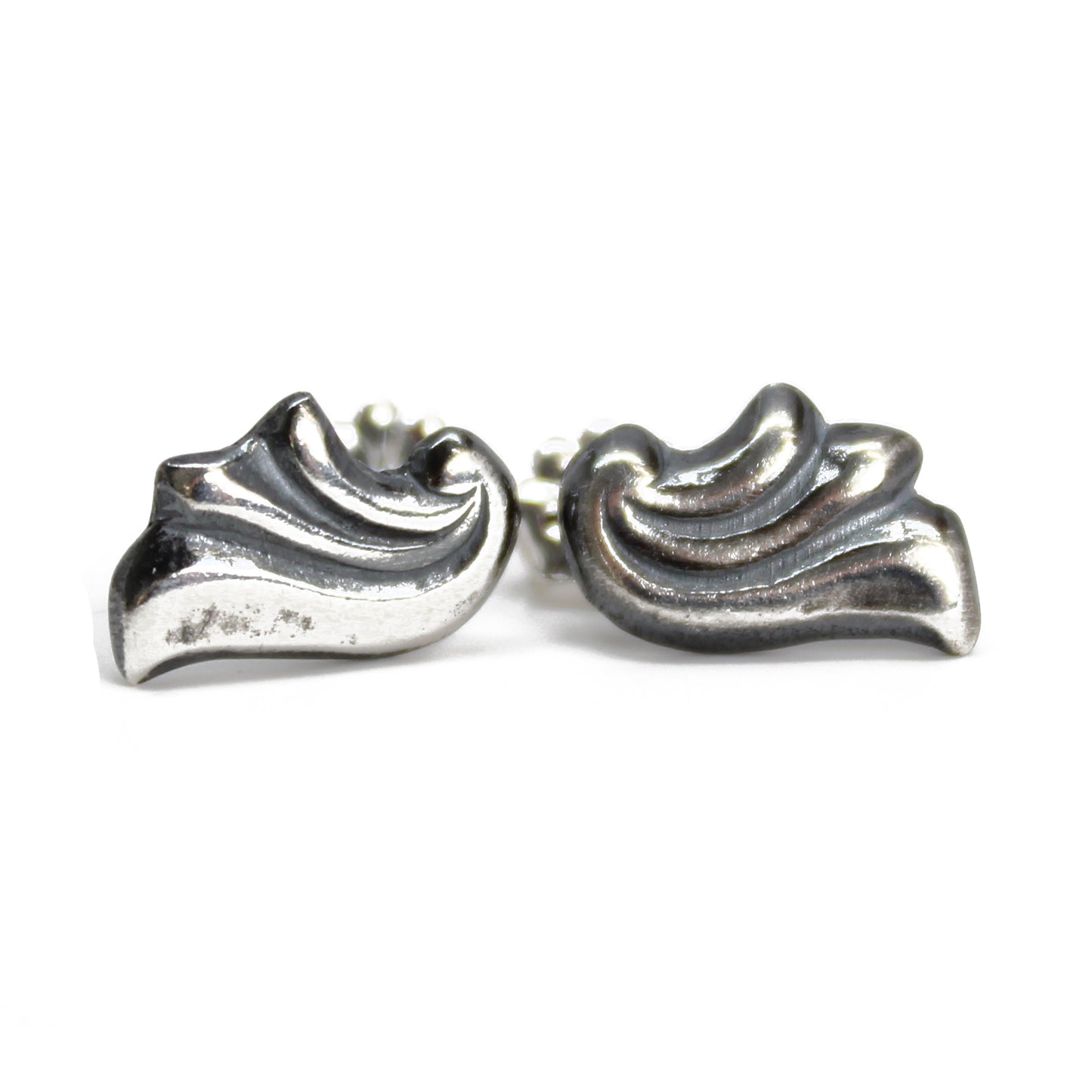 Cascading Filigree Sterling Silver Stud Earrings