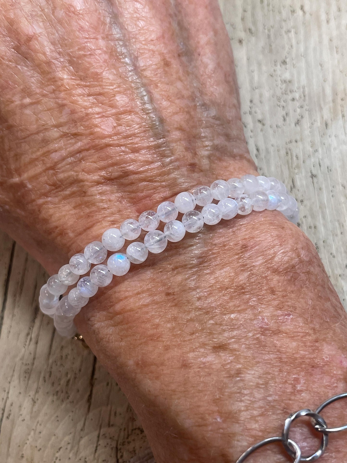 4mm Moonstone Bracelet