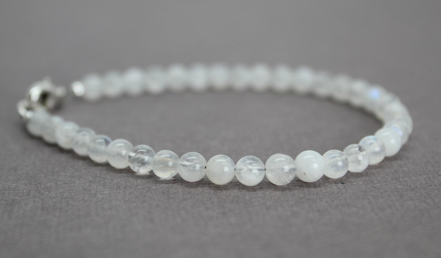 4mm Moonstone Bracelet