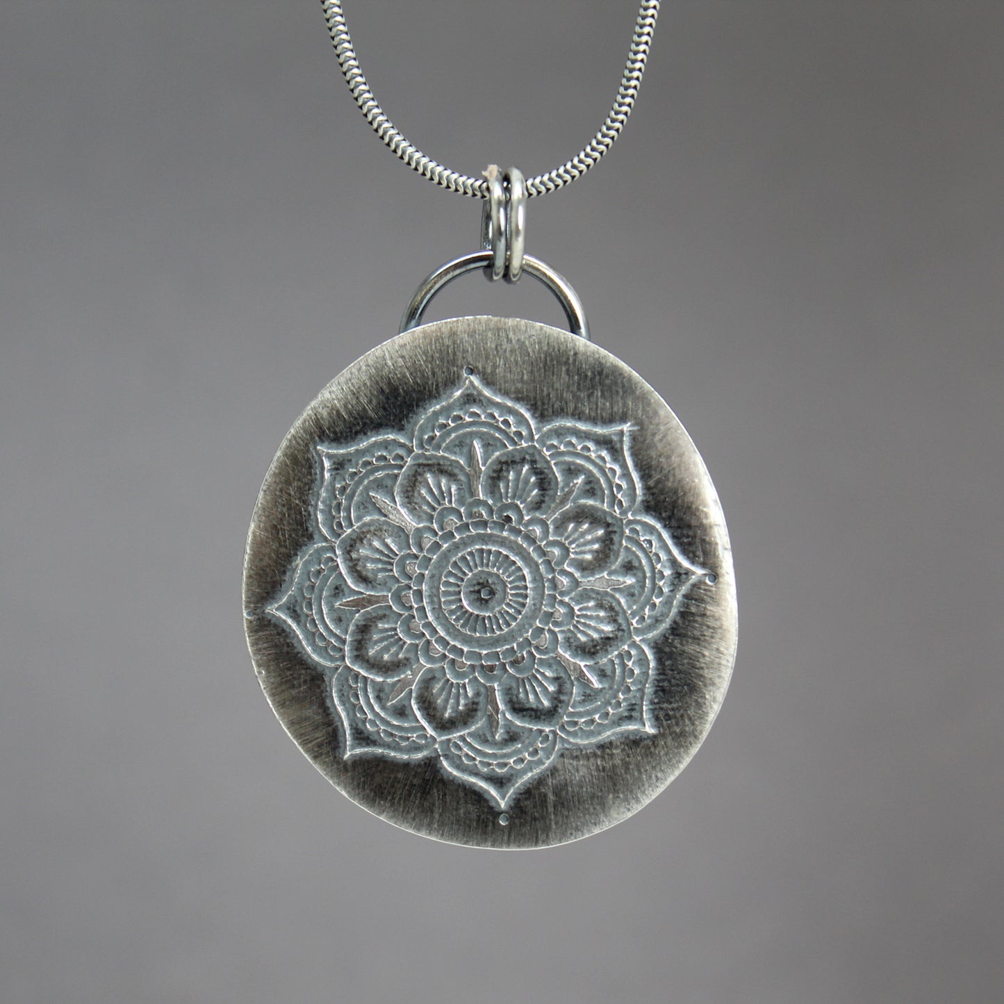 Pilot Mountain Turquoise Pendant Necklace