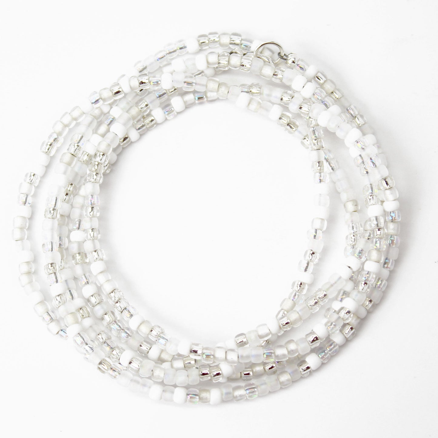 White Seed Bead Necklace