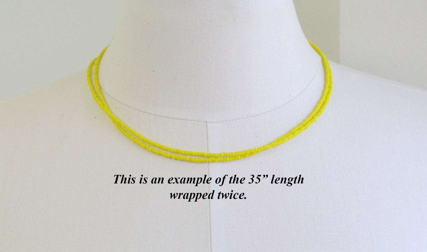 Yellow Choker Necklace