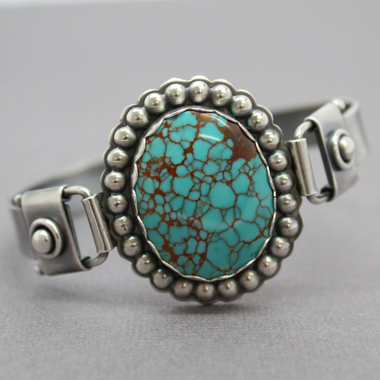 Pilot Mountain Turquoise Bracelet in Sterling Silver