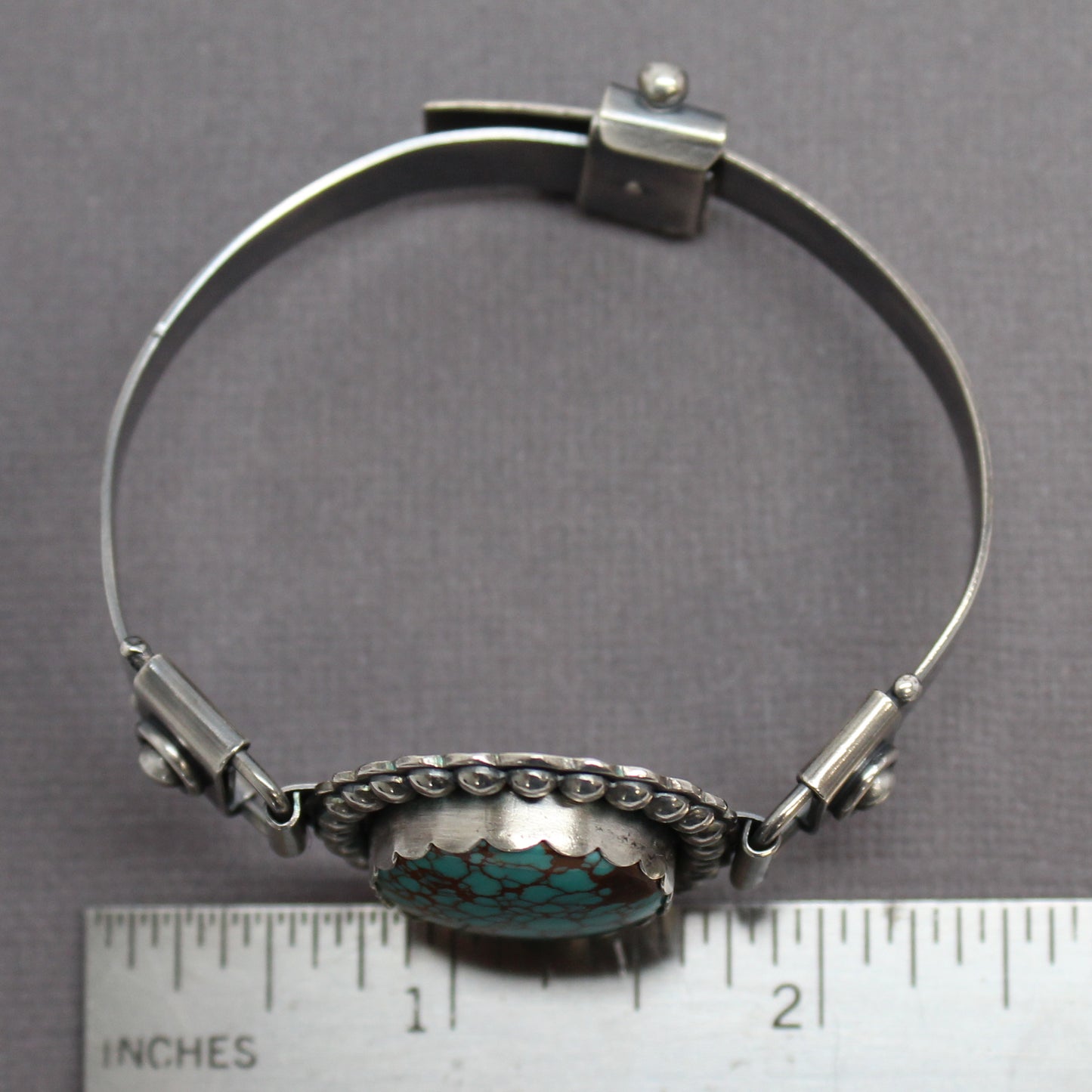 Pilot Mountain Turquoise Bracelet in Sterling Silver