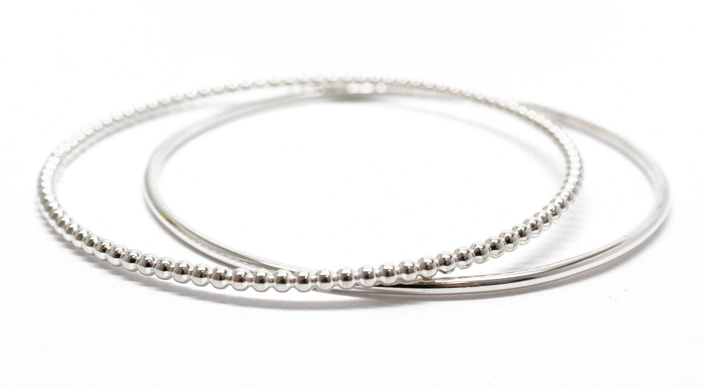 Sterling Silver Bangle Set