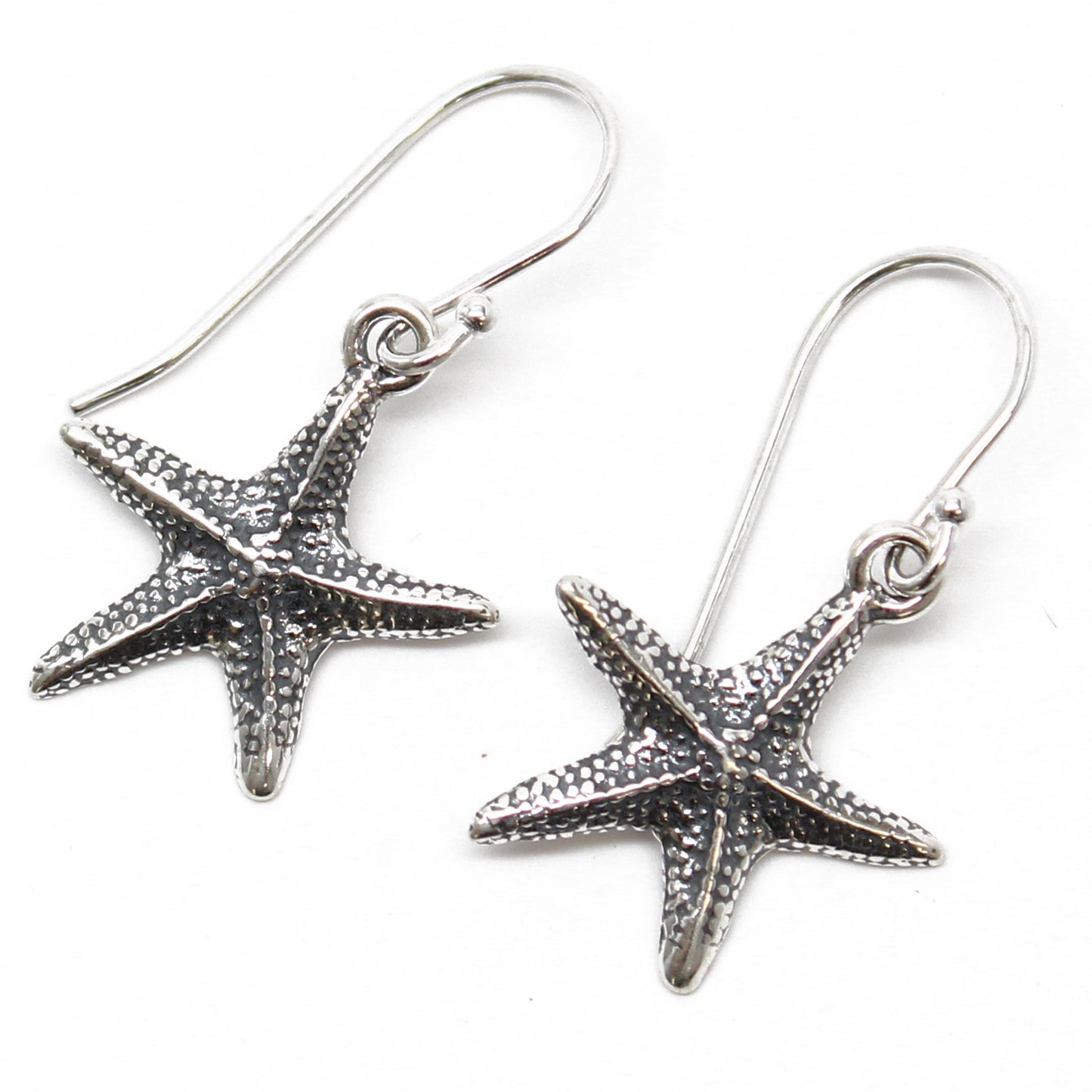 Sterling Silver Starfish Earrings