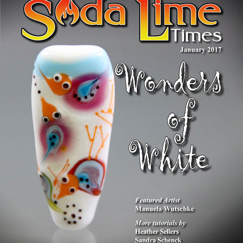 My Red and White Enamel Lampwork Beads Have Been Featured!