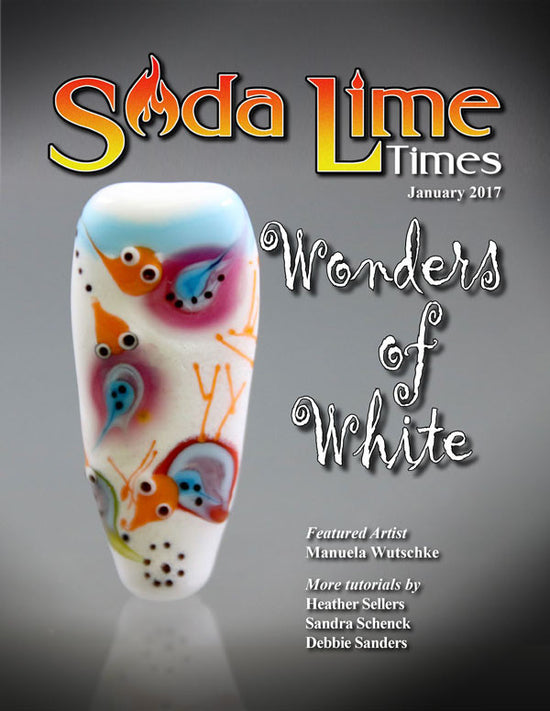 My Red and White Enamel Lampwork Beads Have Been Featured!