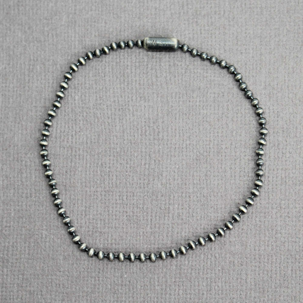 
                      
                        2mm Sterling Silver Bead Ball Chain Bracelet or Necklace
                      
                    