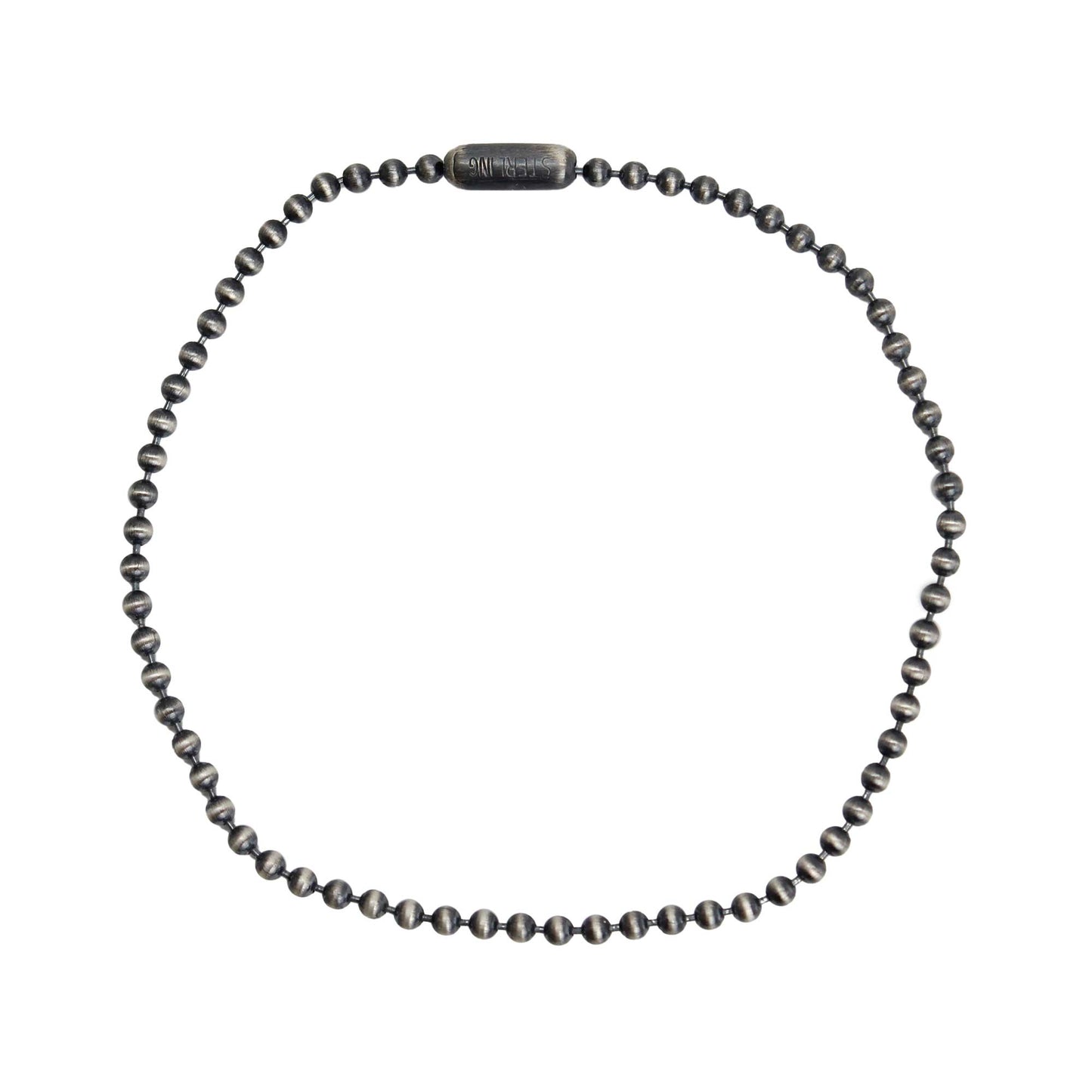 2mm Sterling Silver Bead Ball Chain Bracelet or Necklace