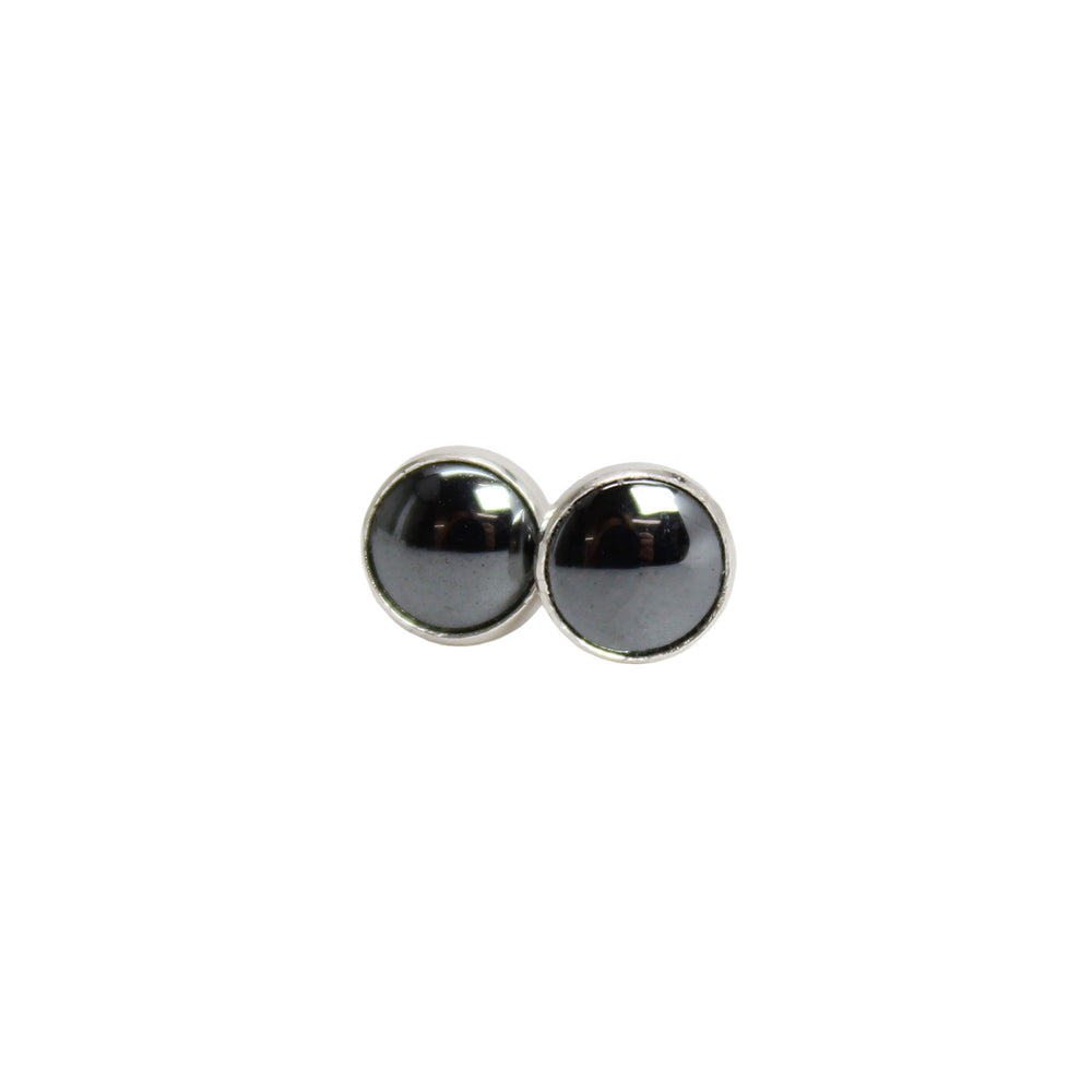 
                      
                        4mm Created Hematite Stud Earrings 
                      
                    