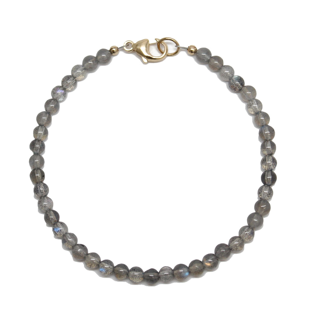 
                      
                        4mm Labradorite Bead Bracelet
                      
                    