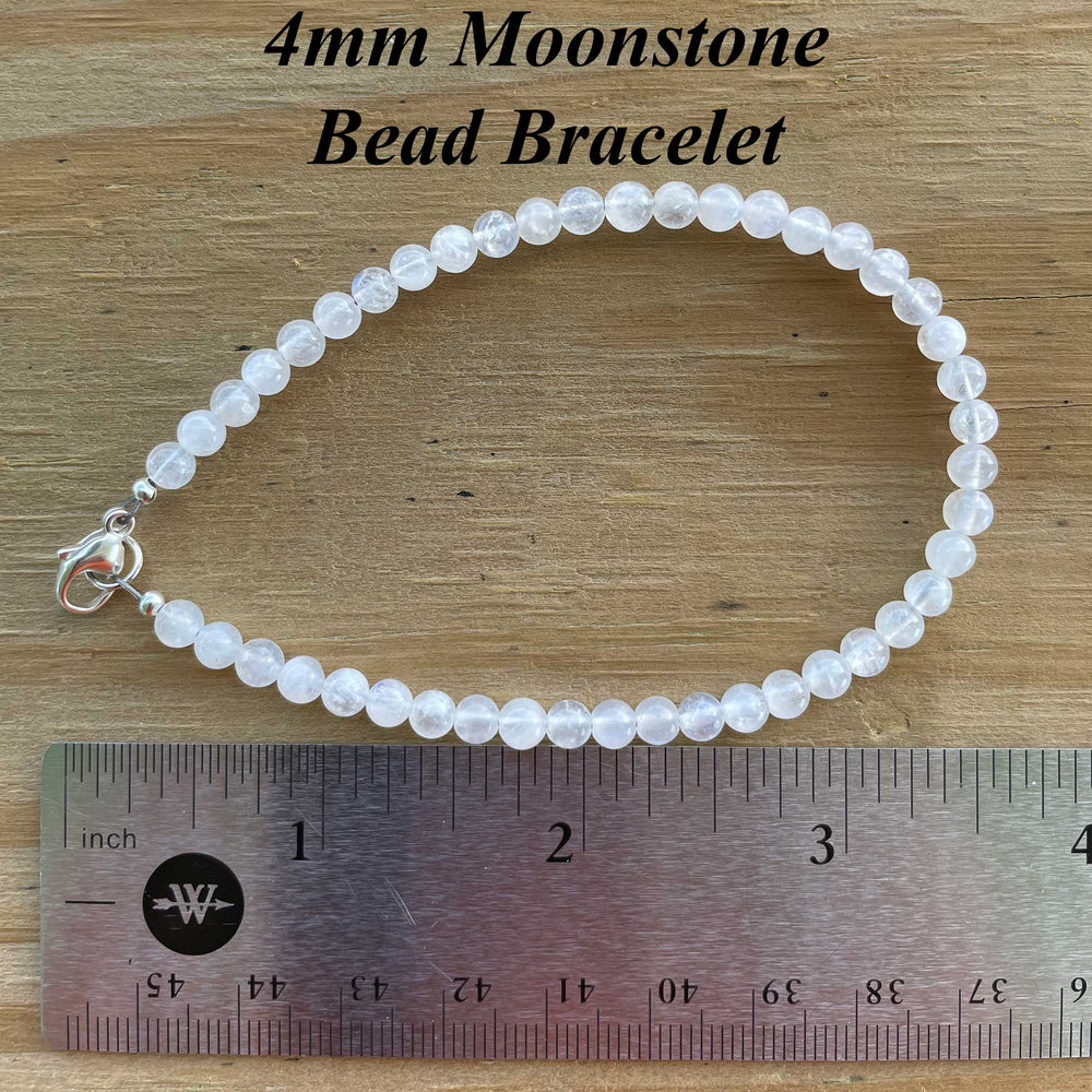 
                      
                        4mm Moonstone Bracelet
                      
                    