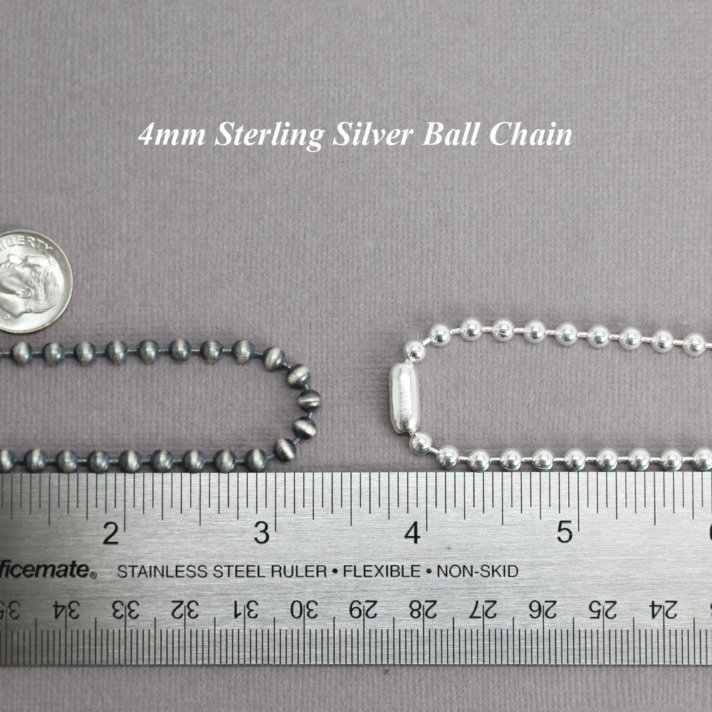 
                      
                        4mm Sterling Silver Ball Chain
                      
                    