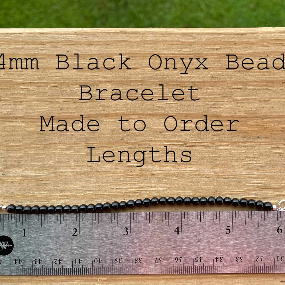 
                      
                        4mm Black Onyx Bracelet
                      
                    