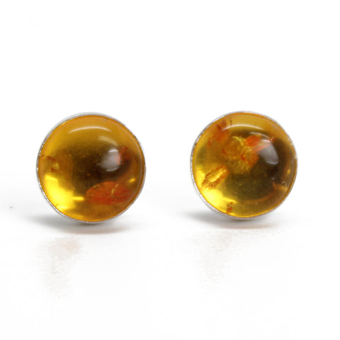 Amber Stud Earrings