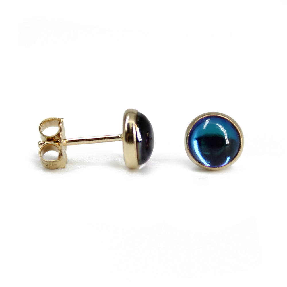 
                      
                        Blue Topaz Stud Earrings-6mm
                      
                    