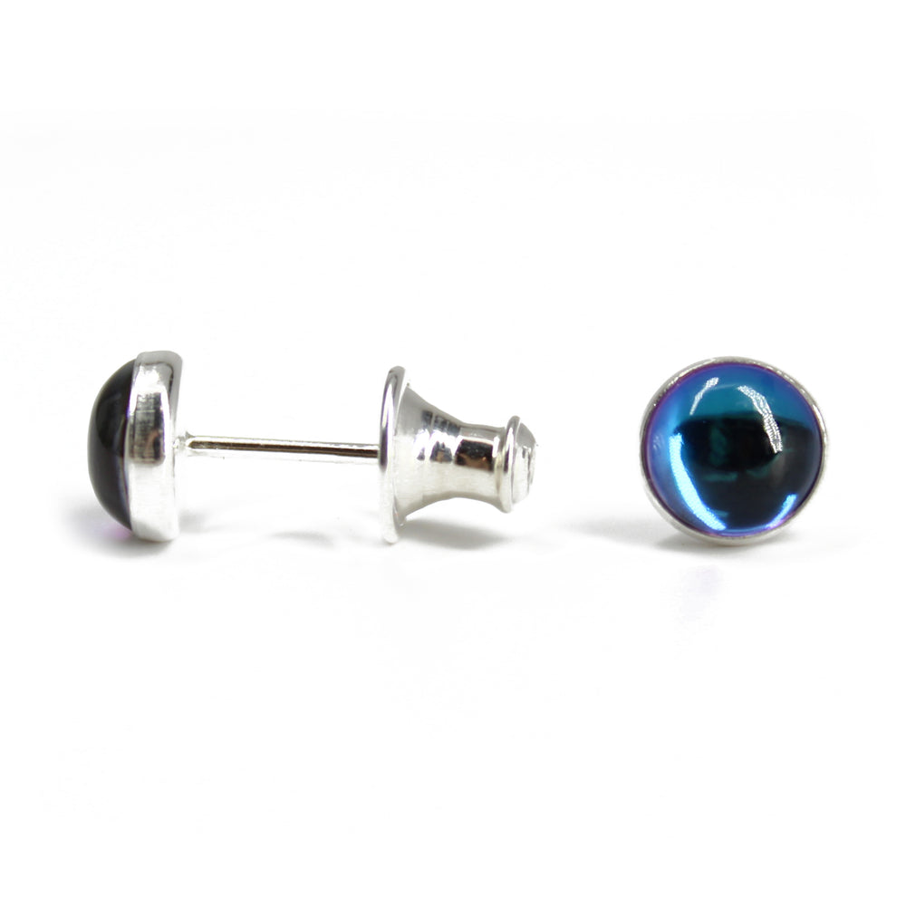 
                      
                        Blue Topaz Stud Earrings-6mm
                      
                    