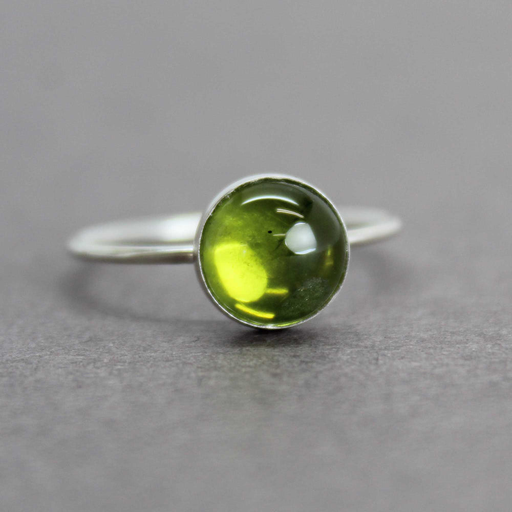 
                      
                        Vesuvianite Ring in Sterling Silver, Size 7 US
                      
                    